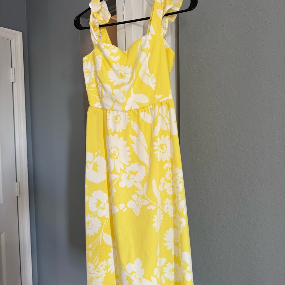 Yellow Floral Sundress